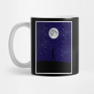 Walking Under The Moonlight Mug